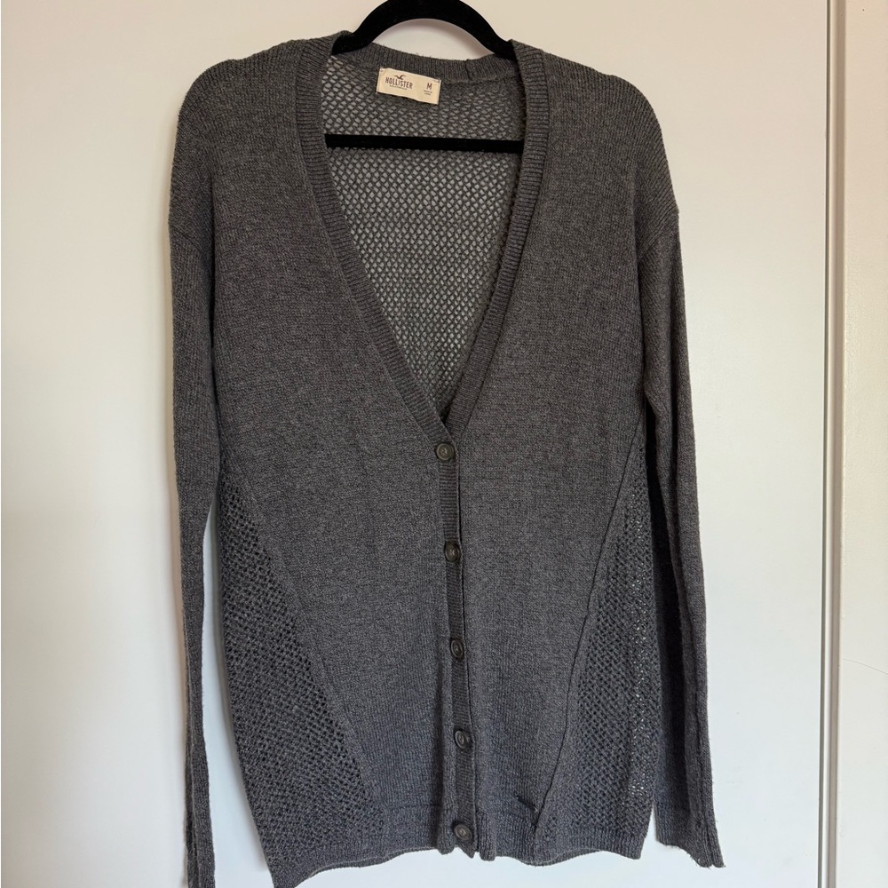 Hollister Charcoal Knit Sweater